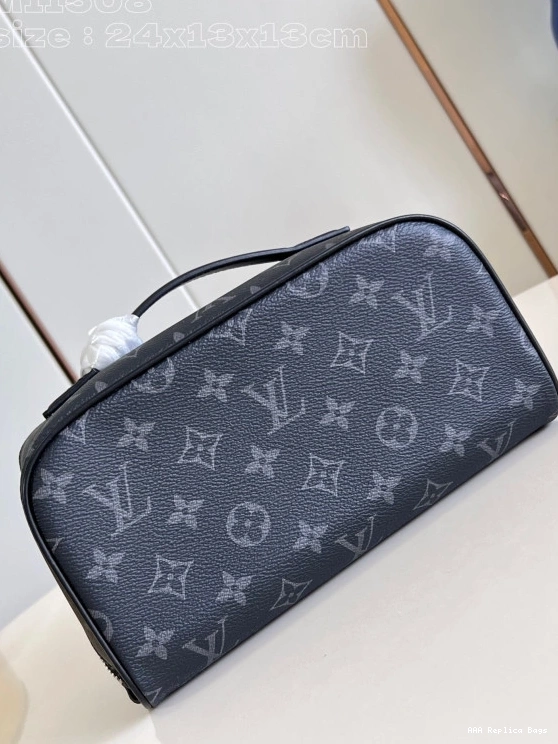 Aaa replica ru BAG-24*13*13CM VUITTON LOUIS TOILETRY 0816